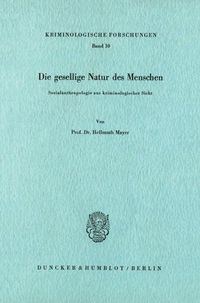 Produktbild: Die gesellige Natur des Menschen.