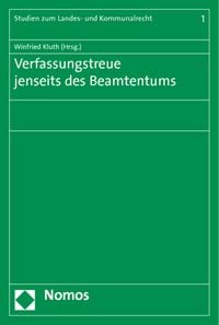 Produktbild: Verfassungstreue jenseits des Beamtentums