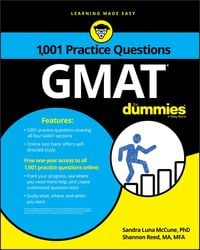 Produktbild: GMAT: 1,001 Practice Questions For Dummies