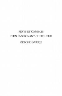 Produktbild: Reves et combats d'un enseignant-chercheur