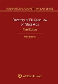 Produktbild: Directory of EU Case Law on State Aids