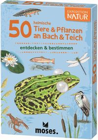 Bild vom Artikel Moses MOS09761 - Expedition Natur: 50 heimische Tiere & Pflanzen an Bach & Teich, Lernkarten vom Autor Carola Kessel