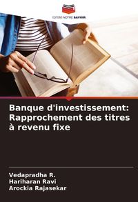 Produktbild: Banque d'investissement: Rapprochement des titres &agrave; revenu fixe