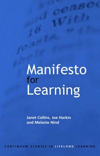 Produktbild: Manifesto for Learning