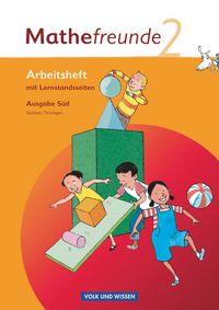 Produktbild: Mathefreunde 2. Schuljahr - S&uuml;d - Arbeitsheft. Sachsen, Th&uuml;ringen