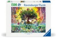 Produktbild: Erwachsenenpuzzle 1500 Teile - Das Einhorn aus dem See und seine Freunde