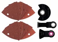 Produktbild: Bosch Accessories 2609256977 Starlock-Set Universal, 13-teilig, f&uuml;r Multi-Cutter, Wood and Metal 1 St.