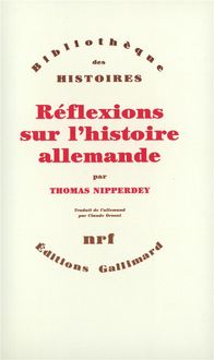 Produktbild: R&eacute;flexions sur l'histoire allemande