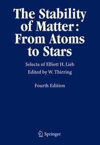 Produktbild: The Stability of Matter: From Atoms to Stars