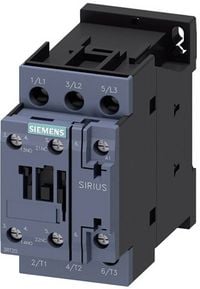 Produktbild: Siemens 3RT2027-1AP00 Sch&uuml;tz 3 Schlie&szlig;er 15kW 230 V/AC 32A mit Hilfskontakt 1St.
