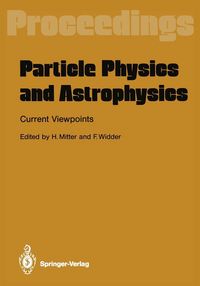 Produktbild: Particle Physics and Astrophysics. Current Viewpoints