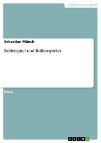 Produktbild: Rollenspiel und Rollenspieler