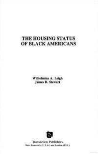 Produktbild: The Housing Status of Black Americans