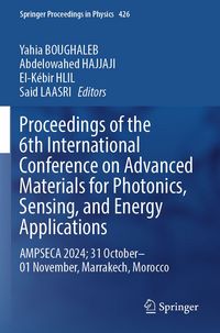 Produktbild: Proceedings of the 6th International Conference on Advanced Materials for Photonics, Sensing, and Energy Applications