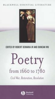Produktbild: Poetry from 1660 To 1780