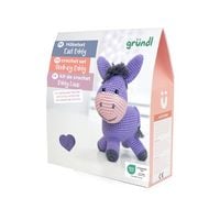 Produktbild: gr&uuml;ndl H&auml;keltier Esel Eddy, N&auml;hset, H&auml;kelset