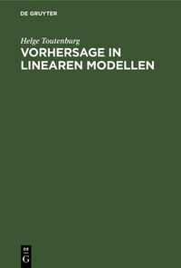 Produktbild: Vorhersage in linearen Modellen