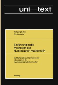 Bild vom Artikel Einführung in die Methoden der Numerischen Mathematik vom Autor Wolfgang Böhm