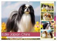 Produktbild: Edle Japan Chins. Zarte Herzen aus Fernost (Wandkalender 2027 DIN A2 quer), CALVENDO Monatskalender