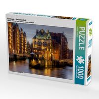 Produktbild: CALVENDO Puzzle Hamburg - Speicherstadt | 1000 Teile Lege-Gr&ouml;&szlig;e 64x48cm Foto-Puzzle f&uuml;r gl&uuml;ckliche Stunden