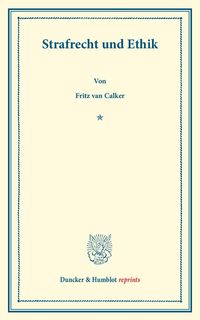 Produktbild: Strafrecht und Ethik.