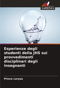 Produktbild: Esperienze degli studenti della JHS sui provvedimenti disciplinari degli insegnanti