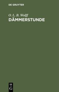 Produktbild: D&auml;mmerstunde