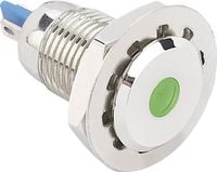 Produktbild: TRU Components 149493 LED-Signalleuchte Gr&uuml;n 12 V/DC, 12 V/AC