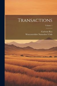 Produktbild: Transactions; Volume 1