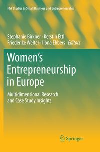 Produktbild: Women's Entrepreneurship in Europe