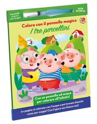 Produktbild: I tre porcellini. Colora con il pennello magico