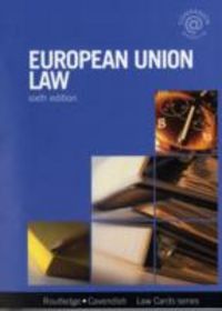 Produktbild: European Union Lawcards 6/E: Sixth Edition