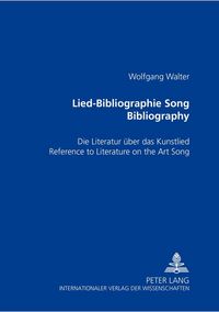 Produktbild: Lied-Bibliographie - Song Bibliography