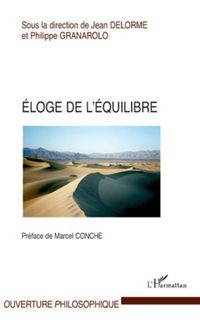 Produktbild: Eloge de l'&eacute;quilibre