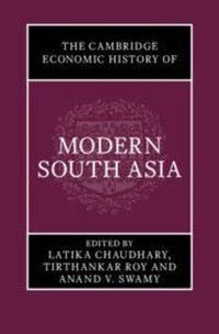 Produktbild: The Cambridge Economic History of Modern South Asia 2 Volume Set Hardback
