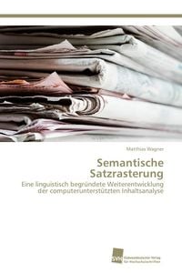 Produktbild: Semantische Satzrasterung