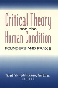 Produktbild: Critical Theory and the Human Condition