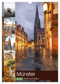 Produktbild: M&uuml;nster - Stadt und Natur (Wandkalender 2026 DIN A3 hoch), CALVENDO Monatskalender