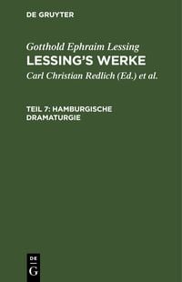 Produktbild: Hamburgische Dramaturgie