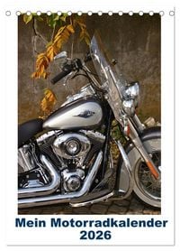 Produktbild: Mein Motorradkalender (Tischkalender 2026 DIN A5 hoch), CALVENDO Monatskalender