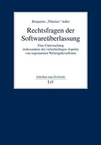 Produktbild: Adler, B: Rechtsfragen der Software&uuml;berlassung