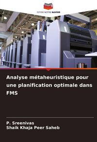 Produktbild: Analyse m&eacute;taheuristique pour une planification optimale dans FMS