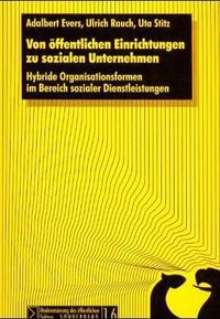 Produktbild: Von &ouml;ffentlichen Einrichtungen zu sozialen Unternehmen