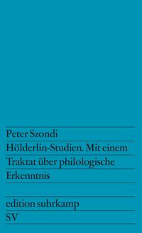 Produktbild: H&ouml;lderlin-Studien