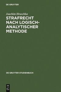 Produktbild: Strafrecht nach logisch-analytischer Methode