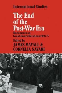 Produktbild: The End of the Post-War Era
