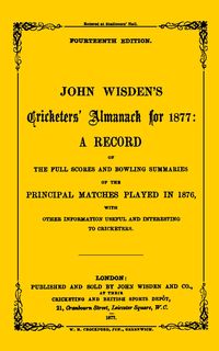 Produktbild: Wisden Cricketers' Almanack 1877