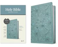 Produktbild: KJV Thinline Reference Bible, Filament Enabled (Leatherlike, Floral Leaf Teal, Red Letter)