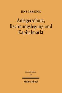 Produktbild: Anlegerschutz, Rechnungslegung und Kapitalmarkt