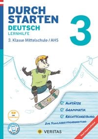 Produktbild: Durchstarten Deutsch 3. Klasse Mittelschule/AHS Lernhilfe